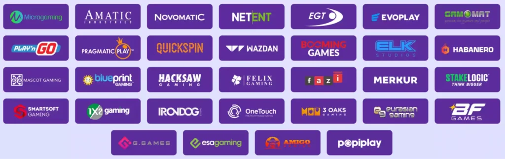 Slotroyals Software Providers